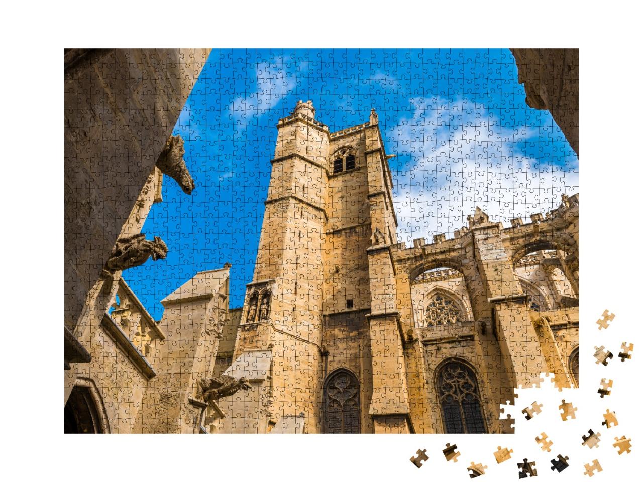 Puzzle de 1000 pièces « Cathédrale de Narbonne dans l'Aude en Occitanie, France »