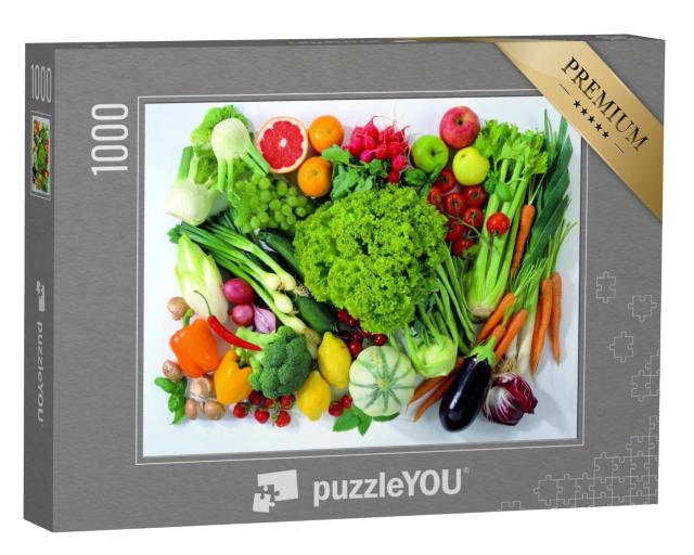 Puzzle de 1000 pièces « Plateau de légumes »