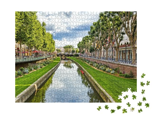 Puzzle de 1000 pièces « Routes de Perpignan, France »