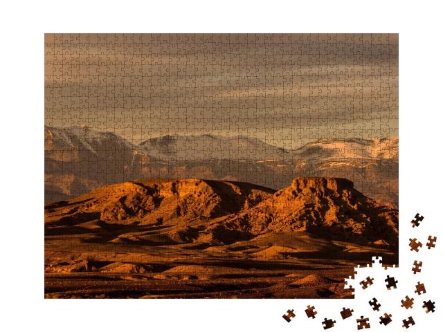 Puzzle de 1000 pièces « Les montagnes de l'Atlas »