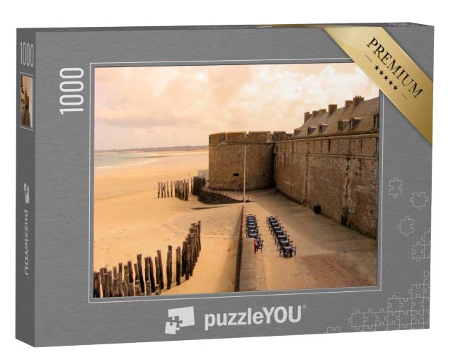 Puzzle de 1000 pièces « Anciens remparts de la ville de Saint-Malo, France »