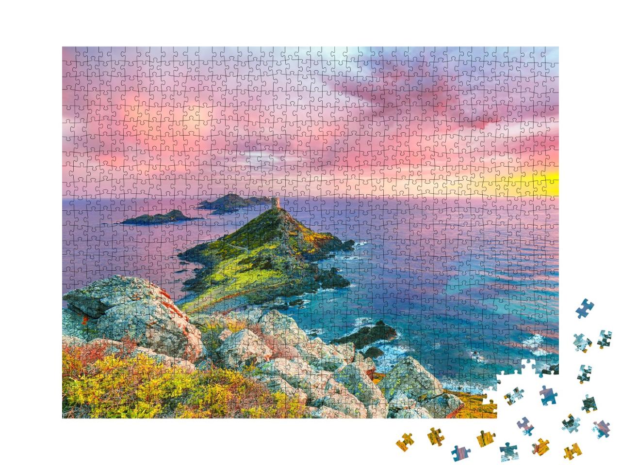 Puzzle de 1000 pièces « Corse-du-Sud, commune d'Ajaccio, Corse »