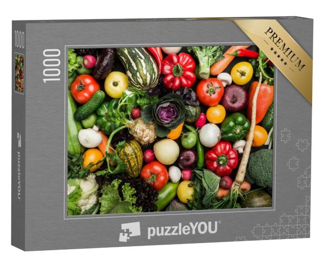 Puzzle de 1000 pièces « Composition de différents légumes »