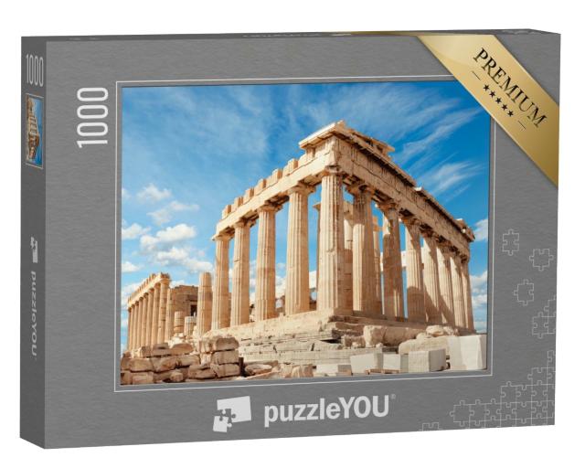 Puzzle de 1000 pièces « Temple du Parthénon en plein jour, Acropole, Athènes, Grèce »