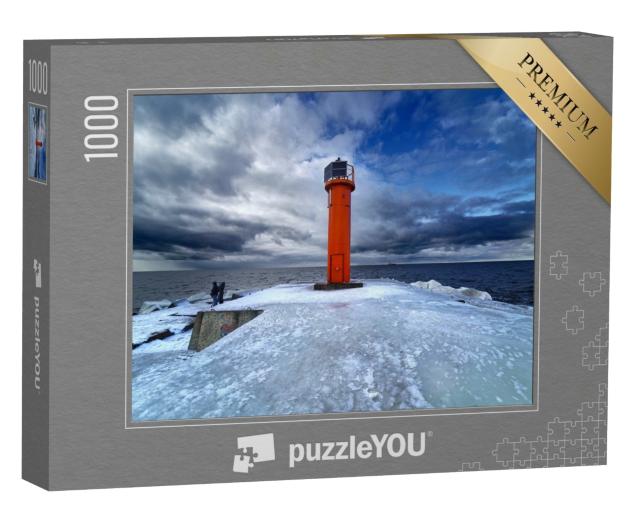 Puzzle de 1000 pièces « L'hiver sur la côte baltique »