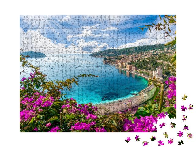 Puzzle de 1000 pièces « Villefranche sur Mer, région de Nice, France »