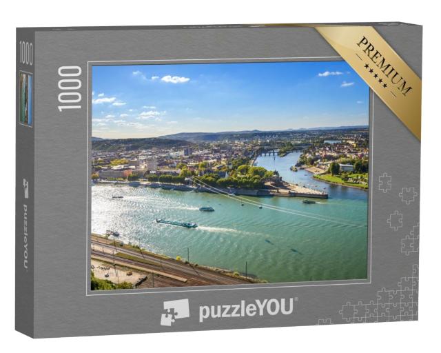 Puzzle de 1000 pièces « Le Rhin et la Moselle »