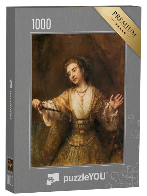 Puzzle de 1000 pièces « Rembrandt - Lukrezia »