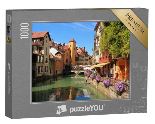 Puzzle de 1000 pièces « La belle ville d'Annecy, la Venise des Alpes en France, Haute Savoie »
