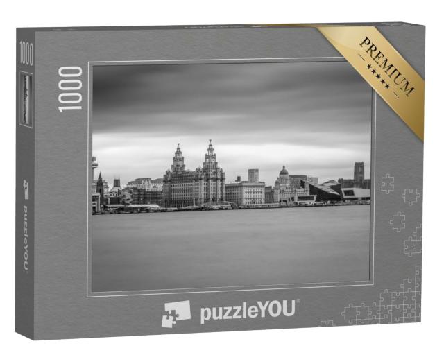 Puzzle de 1000 pièces « Le quartier portuaire Merseysidel de Liverpool, Angleterre »