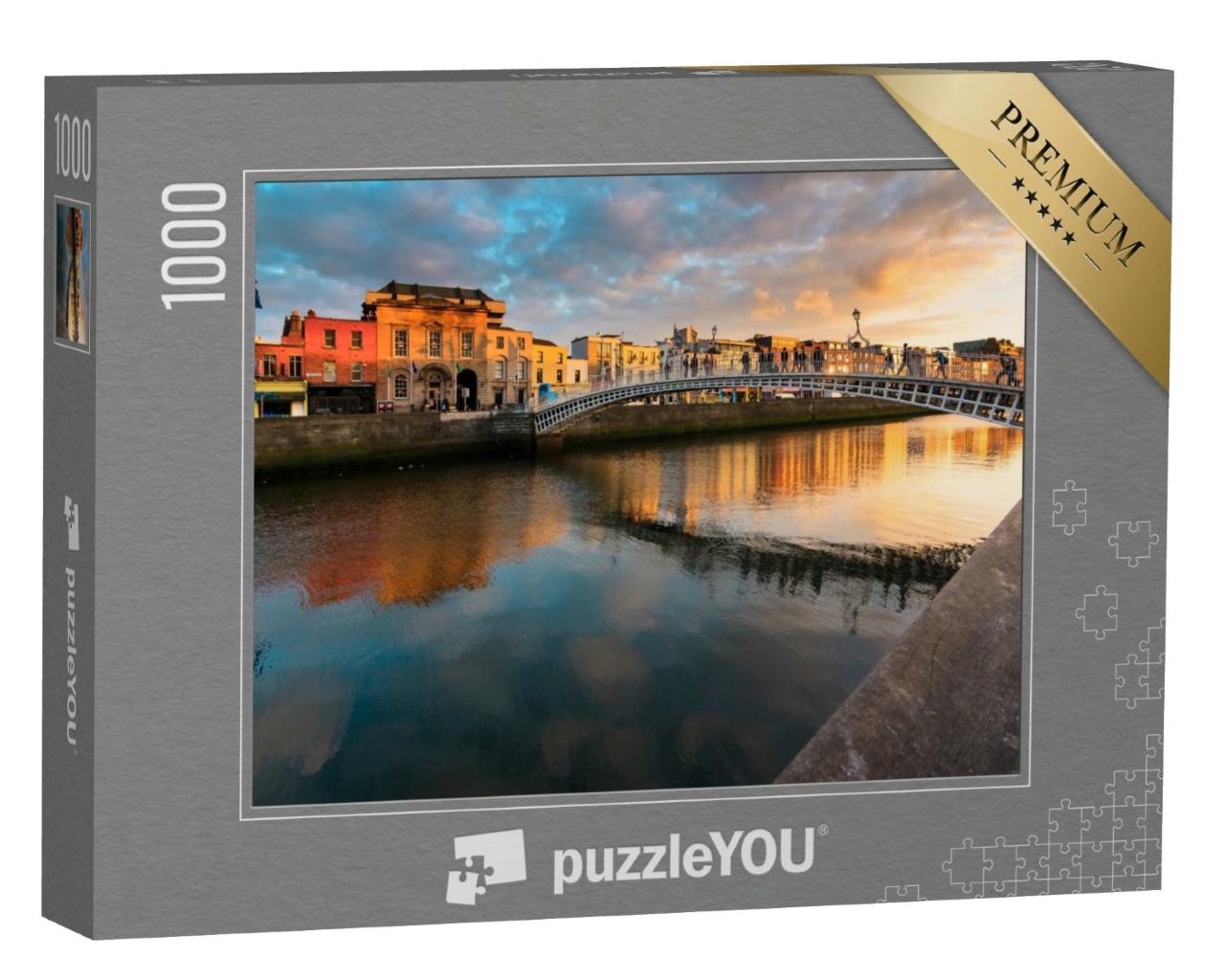 Puzzle de 1000 pièces « Ha'Penny Bridge, Dublin, Irlande »