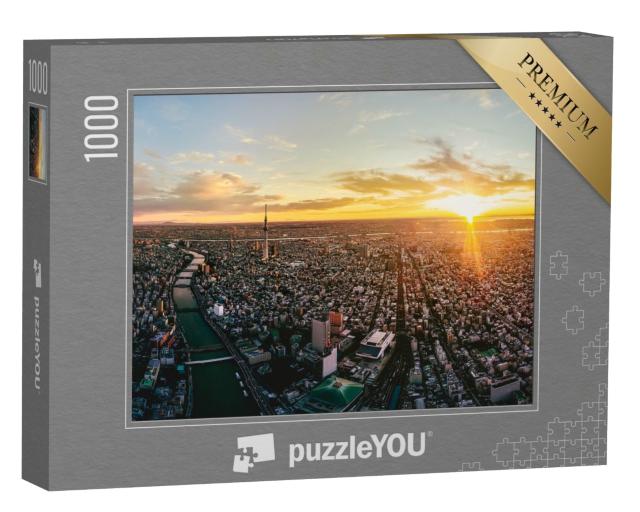 Puzzle de 1000 pièces « Tokyo à l'aube, Japon »