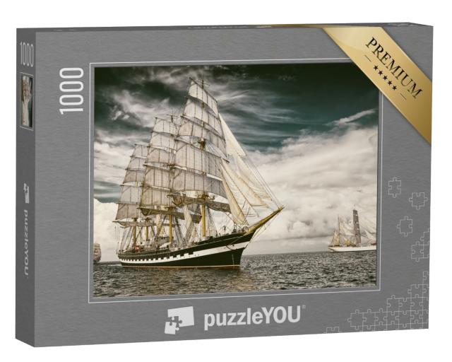 Puzzle de 1000 pièces « Voilier en voyage sur la mer »