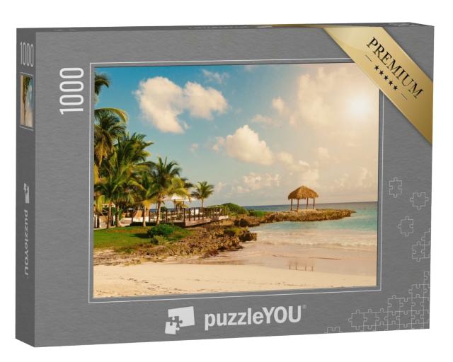 Puzzle de 1000 pièces « Paradis de la plage des Caraïbes »