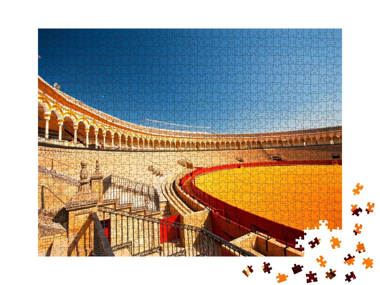 Puzzle de 1000 pièces « Les arènes de Séville, Espagne »