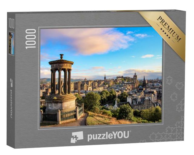 Puzzle de 1000 pièces « Skyline d'Édimbourg : vue depuis Calton Hill »