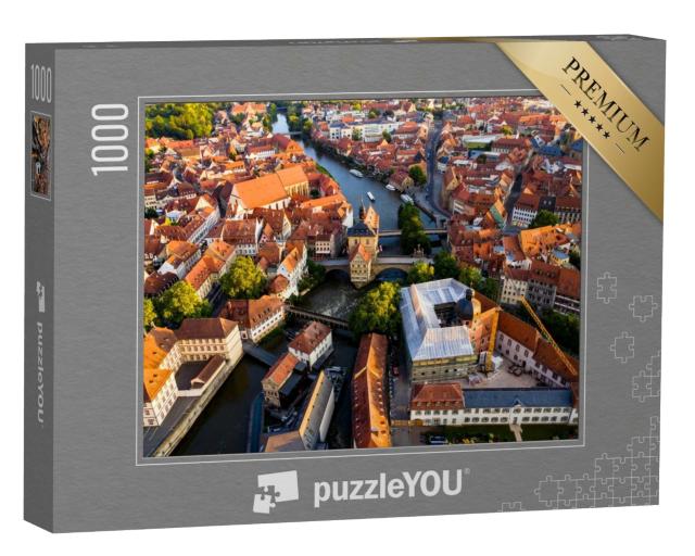 Puzzle de 1000 pièces « Altes Rathaus an der Regnitz, Bamberg, Allemagne »
