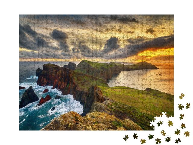 Puzzle de 1000 pièces « Paysage de l'île de Madère »
