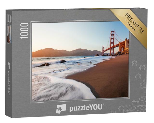 Puzzle de 1000 pièces « Vue du Golden Gate Bridge depuis Marshall's Beach, San Francisco, USA »