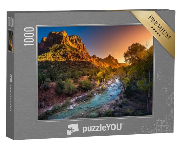 Puzzle de 1000 pièces « Automne dans le parc national de Zion, Utah, États-Unis »