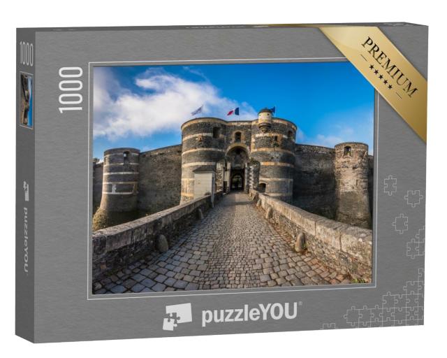 Puzzle de 1000 pièces « Porte d'entrée du château d'Angers, France »