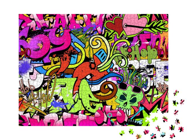 Puzzle de 1000 pièces « Art du graffiti »