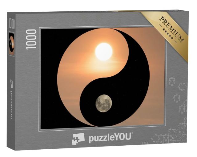 Puzzle de 1000 pièces « Symbole du yin et du yang »