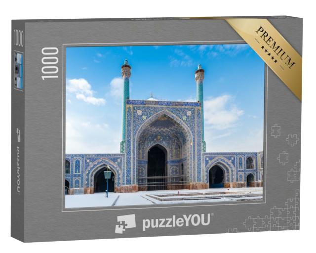 Puzzle de 1000 pièces « Cour intérieure de la mosquée du Shah à Ispahan, Iran »