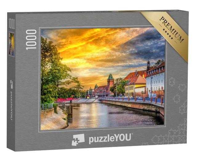 Puzzle de 1000 pièces « Ville de Wroclaw par un été ensoleillé, Pologne »