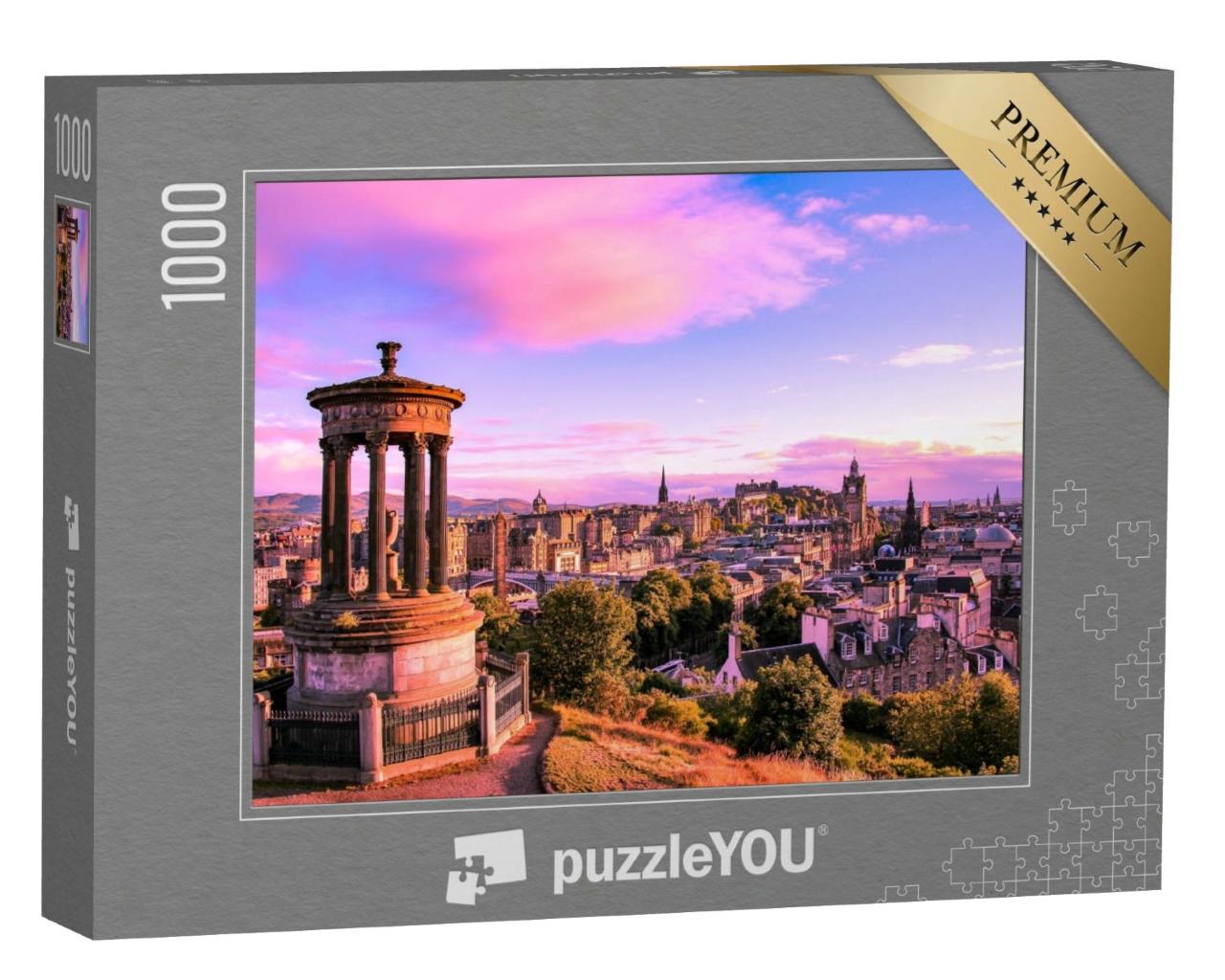 Puzzle de 1000 pièces « Skyline d'Édimbourg, Écosse »