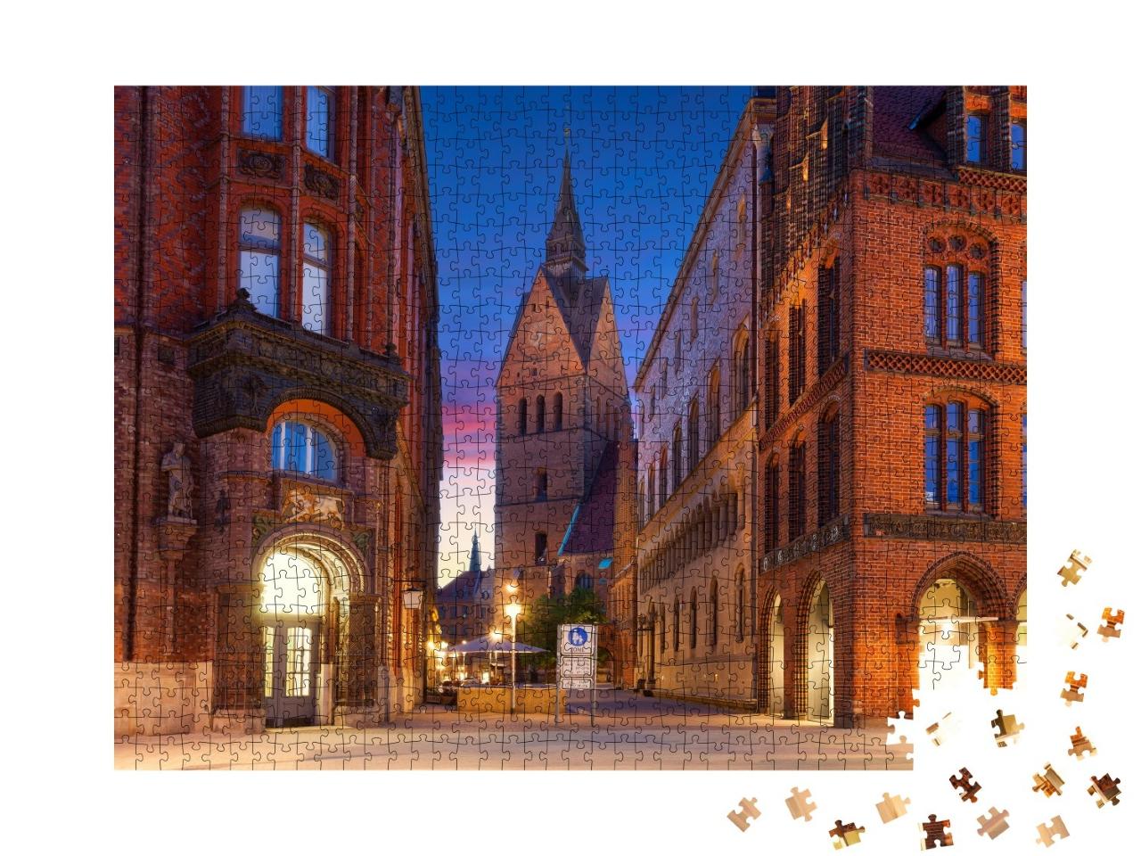 Puzzle de 1000 pièces « Vieille ville de Hanovre, Allemagne »