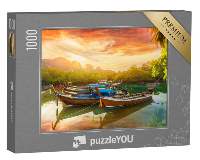 Puzzle de 1000 pièces « L'île de Phi Phi au coucher du soleil, Thaïlande »