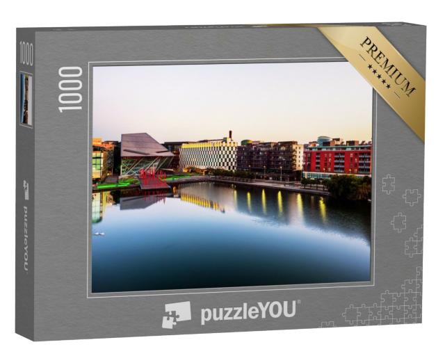 Puzzle de 1000 pièces « Docks du Grand Canal à Dublin, Irlande »