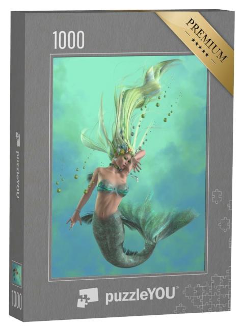 Puzzle de 1000 pièces « La sirène, une créature mythique et mystique »