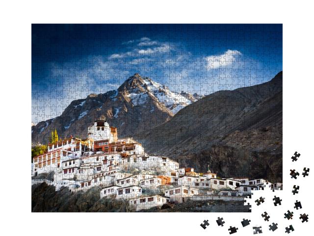 Puzzle de 1000 pièces « Monastère de Diskit dans la vallée de la Nubra dans l'Himalaya indien »