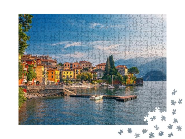 Puzzle de 1000 pièces « Varenna sur le lac de Côme, Italie »