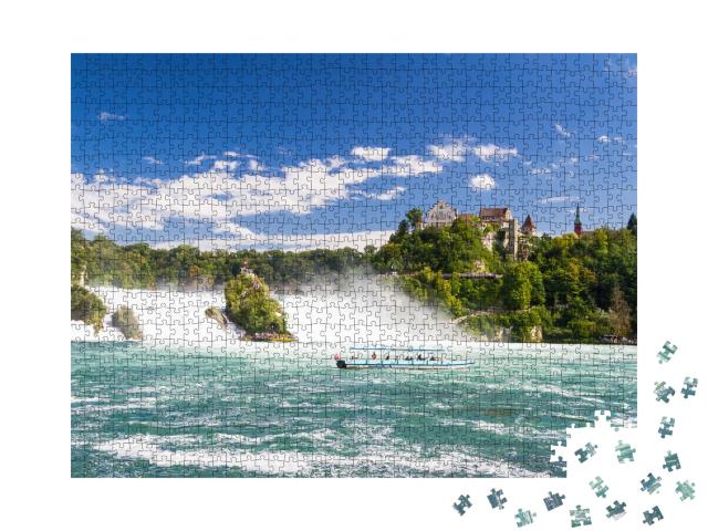 Puzzle de 1000 pièces « Les chutes du Rhin à Schaffhouse, Suisse »