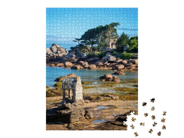 Puzzle de 1000 pièces « Plage de Ploumanach à Perros-Guirec, Côtes d'Armor, Bretagne, France »