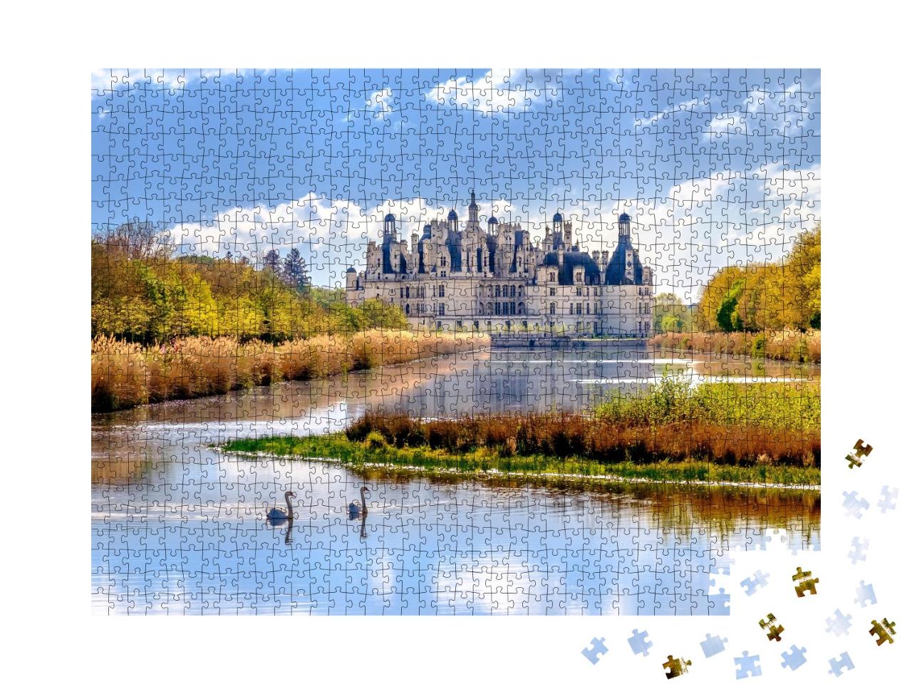 Puzzle de 1000 pièces « Château de Chambord, château royal de la vallée de la Loire, France »