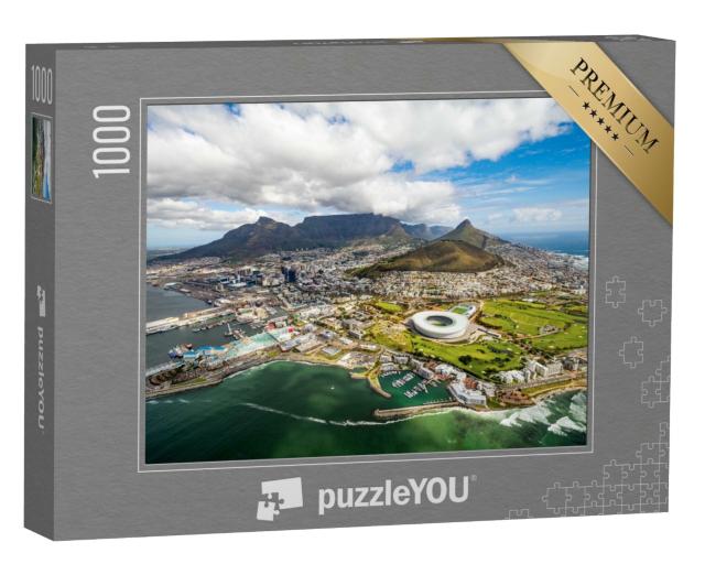 Puzzle de 1000 pièces « Le Cap et les 12 apôtres vus d'en haut, Afrique du Sud »