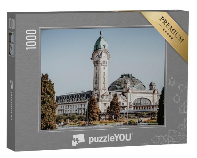 Puzzle de 1000 pièces « La gare centrale de Limoges en France »