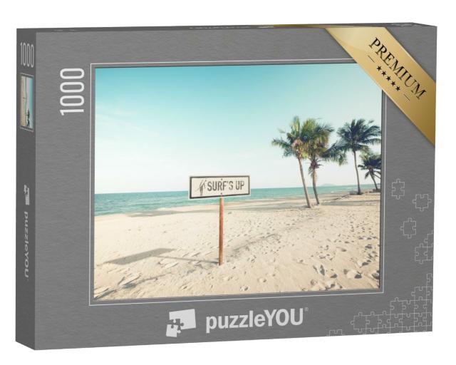 Puzzle de 1000 pièces « Un paradis de plage tropicale »