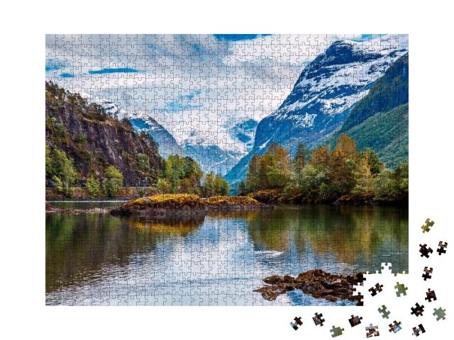 Puzzle de 1000 pièces « La nature sauvage en Norvège »