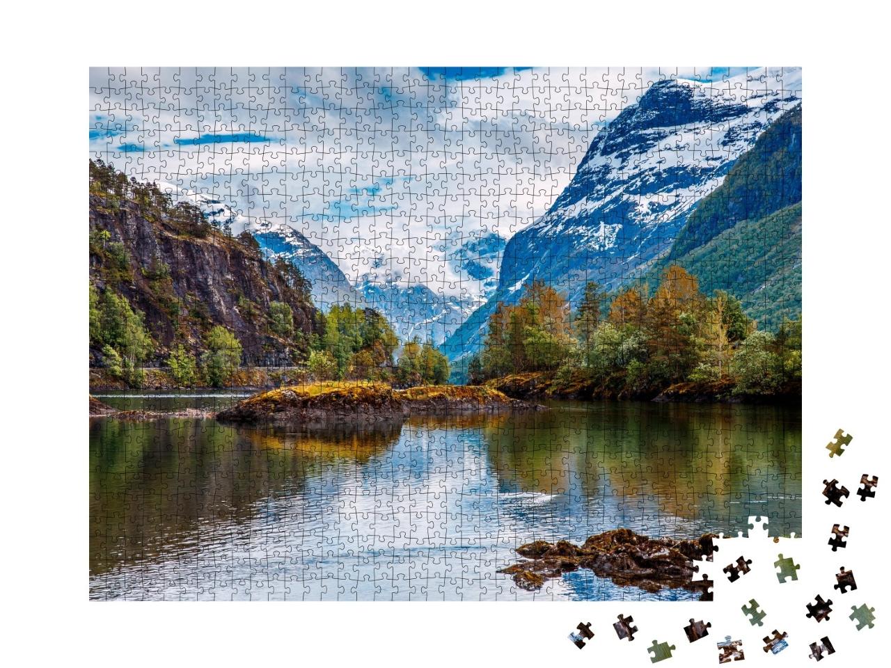 Puzzle de 1000 pièces « La nature sauvage en Norvège »