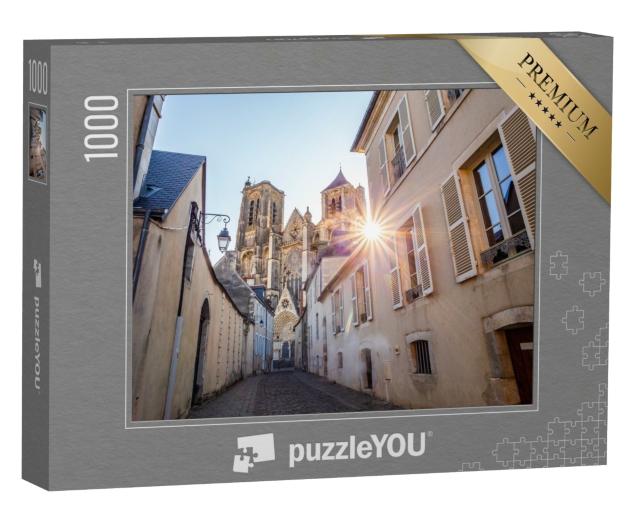 Puzzle de 1000 pièces « Le vieux centre-ville de Bourges et la cathédrale, Centre-Val de Loire, France »