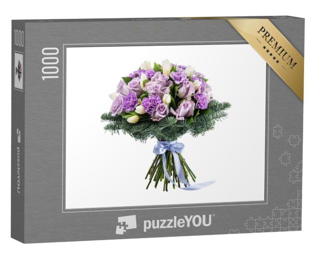 Puzzle de 1000 pièces « Des fleurs colorées à offrir »