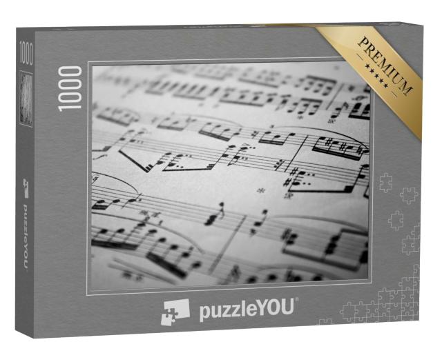 Puzzle de 1000 pièces « Partitions de musique »