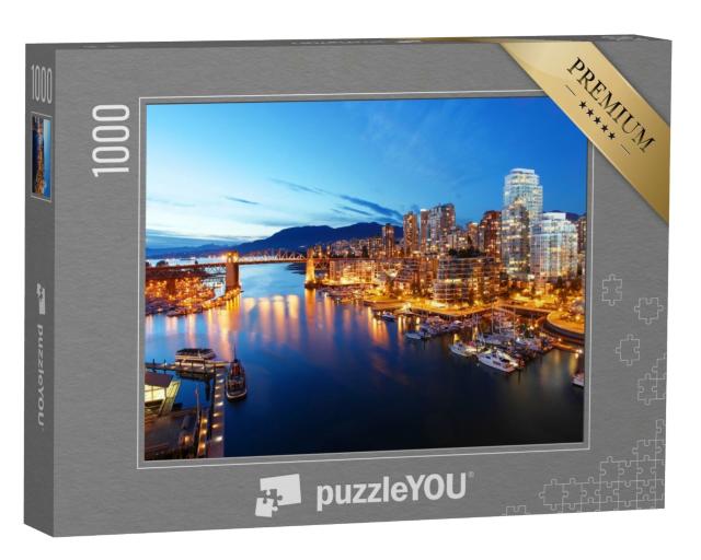 Puzzle de 1000 pièces « La ville de Vancouver au Canada »