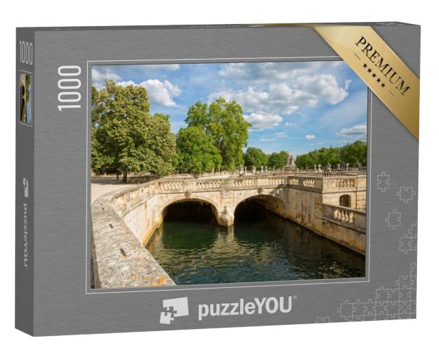 Puzzle de 1000 pièces « Les Jardins de la Fontaine à Nîmes »
