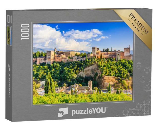 Puzzle de 1000 pièces « Impressionnante forteresse de l'Alhambra de Grenade, Espagne »